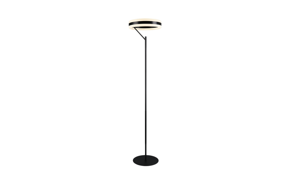 Trio Lighting Trio DIOS floor lamp | 22W | black | Ø 40 cm | IP20 | 180 cm Trio Lighting Trio DIOS floor lamp | 22W | black | Ø 40 cm | IP20 | 180 cm