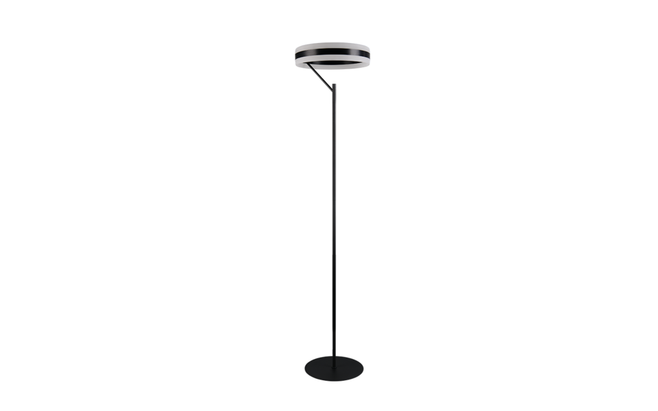Trio Lighting Trio DIOS floor lamp | 22W | black | Ø 40 cm | IP20 | 180 cm Trio Lighting Trio DIOS floor lamp | 22W | black | Ø 40 cm | IP20 | 180 cm