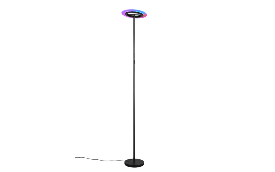 Trio Lighting Trio SAMBA floor lamp | 17W | black | Ø 29 cm | IP20 | 175 cm Trio Lighting Trio SAMBA floor lamp | 17W | black | Ø 29 cm | IP20 | 175 cm