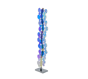 Trio Lighting Trio PULSE vloerlamp | LED | transparant iriserend | 19 x 9,5 cm | IP20 | 1x 18W | 2000 lm | 4000K