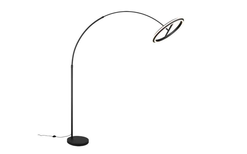 Trio Lighting Trio AMADOR LED floor lamp | 1x 22W 2400 lm 4000K | black | IP20 | 180 cm