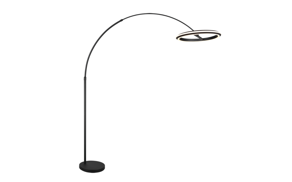 Trio Lighting Trio AMADOR LED floor lamp | 1x 22W 2400 lm 4000K | black | IP20 | 180 cm