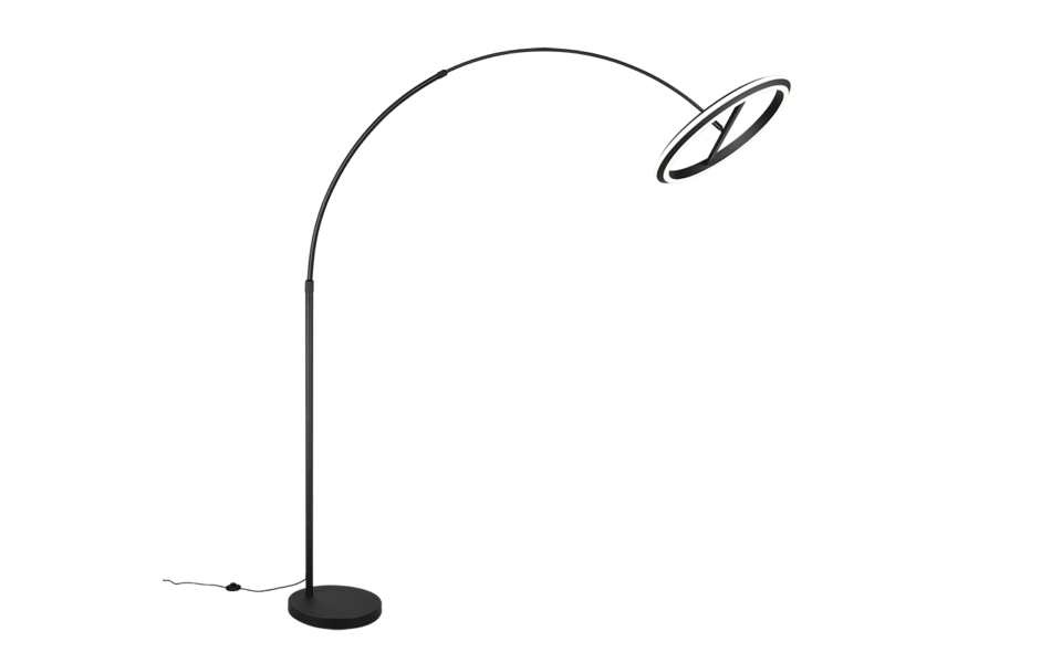 Trio Lighting Trio AMADOR LED floor lamp | 1x 22W 2400 lm 4000K | black | IP20 | 180 cm