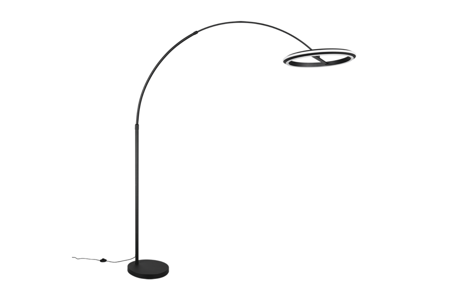 Trio Lighting Trio AMADOR LED floor lamp | 1x 22W 2400 lm 4000K | black | IP20 | 180 cm