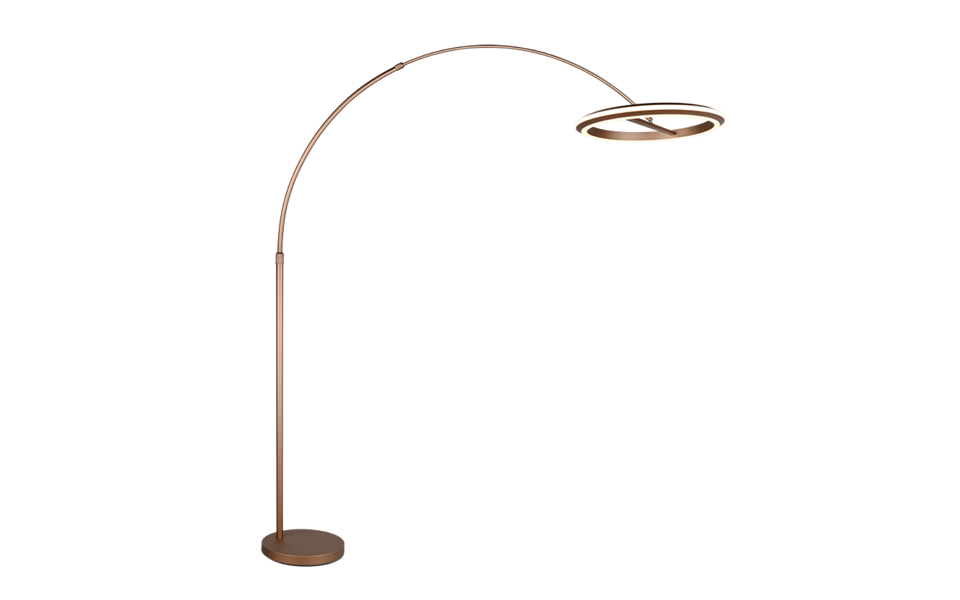 Trio Lighting Trio AMADOR LED floor lamp | 1x 22W 2400 lm 4000K | mocha brown | IP20 | 180 cm