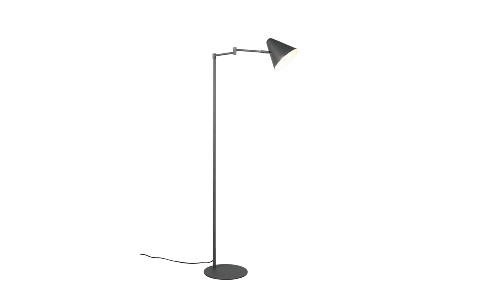 Trio Lighting Trio COSIMA vloerlamp | E14 Fitting | antraciet | Ø 15 cm | IP20 | excl. 1x E14 | max. 10W Trio Lighting Trio COSIMA vloerlamp | E14 Fitting | antraciet | Ø 15 cm | IP20 | excl. 1x E14 | max. 10W
