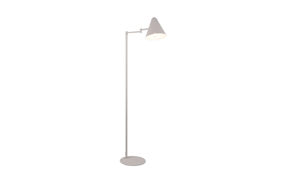 Trio Lighting Trio COSIMA vloerlamp | E14 Fitting | warm grijs | Ø 15 cm | IP20 | excl. 1x E14 | max. 10W