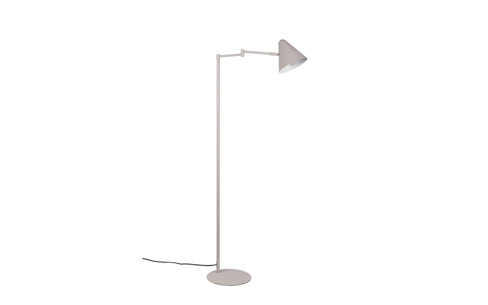 Trio Lighting Trio COSIMA vloerlamp | E14 Fitting | warm grijs | Ø 15 cm | IP20 | excl. 1x E14 | max. 10W