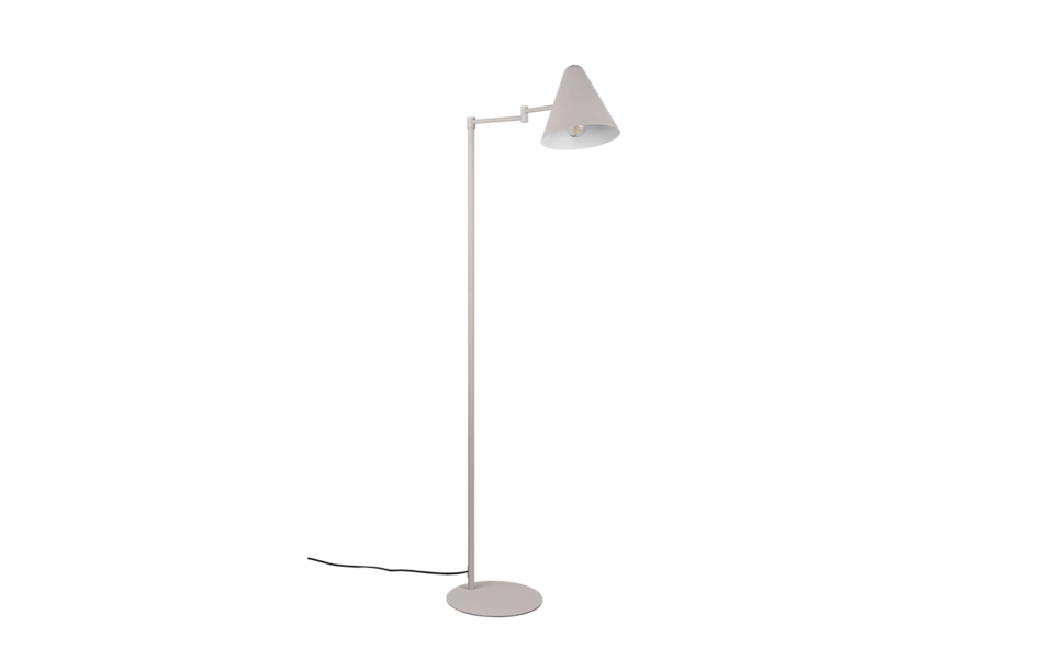 Trio Lighting Trio COSIMA vloerlamp | E14 Fitting | warm grijs | Ø 15 cm | IP20 | excl. 1x E14 | max. 10W