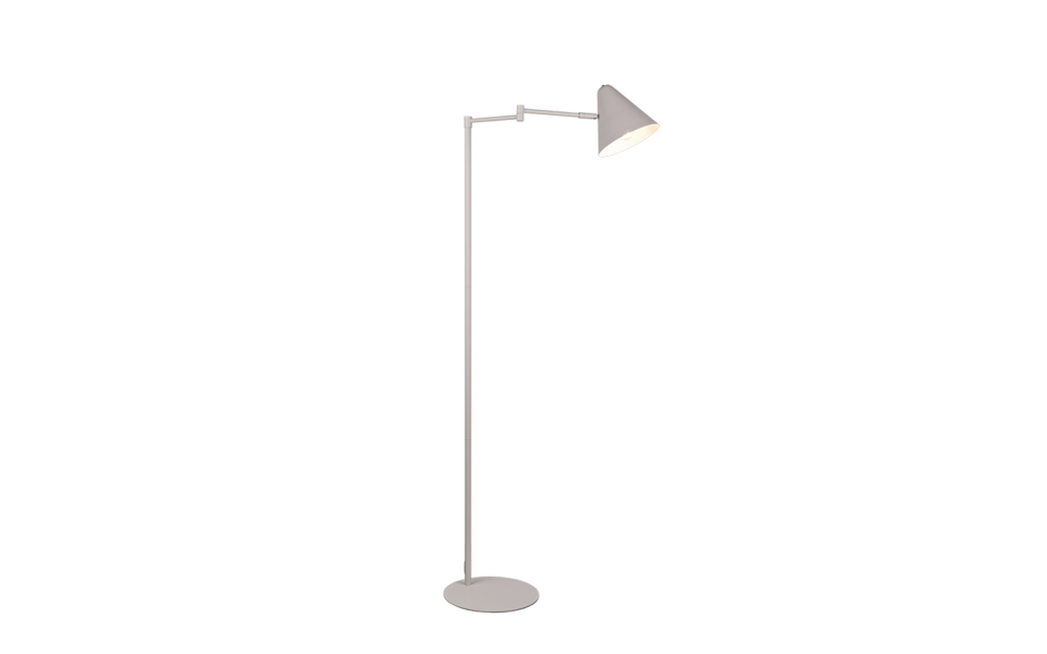 Trio Lighting Trio COSIMA vloerlamp | E14 Fitting | warm grijs | Ø 15 cm | IP20 | excl. 1x E14 | max. 10W