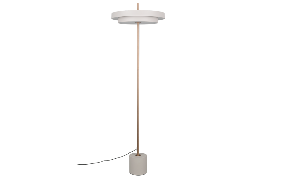 Trio Lighting Trio KEATON vloerlamp | LED | warm grijs | Ø 40 cm | IP20 | 1x 21W | 2400 lm | 2300+3000+4000K | dimbaar Trio Lighting Trio KEATON vloerlamp | LED | warm grijs | Ø 40 cm | IP20 | 1x 21W | 2400 lm | 2300+3000+4000K | dimbaar