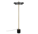 Trio Lighting Trio KEATON vloerlamp | LED | zwart met goud | Ø 40 cm | IP20 | 1x 21W | 2400 lm | 2300+3000+4000K | dimbaar