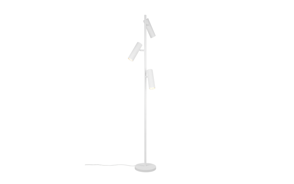 Trio Lighting Trio SOKA floor lamp | 3x GU10 | chrome | Ø 37 cm | IP20 | 150 cm