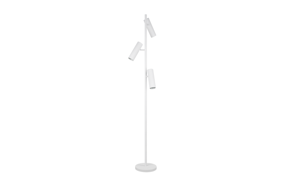 Trio Lighting Trio SOKA vloerlamp | GU10 Fitting | wit mat | Ø 37 cm | IP20 | excl. 3x GU10 | max. 10W