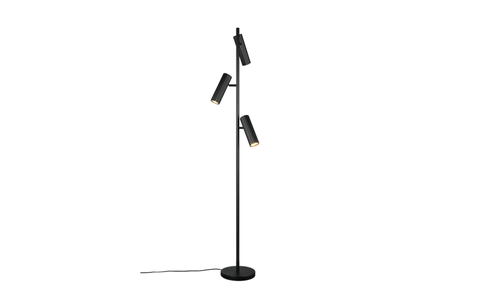 Trio Lighting Trio SOKA floor lamp | 3x GU10 | black | Ø 37 cm | IP20 | 150 cm Trio Lighting Trio SOKA floor lamp | 3x GU10 | black | Ø 37 cm | IP20 | 150 cm