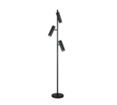 Trio Lighting Trio SOKA vloerlamp | GU10 Fitting | mat zwart | Ø 37 cm | IP20 | excl. 3x GU10 | max. 10W