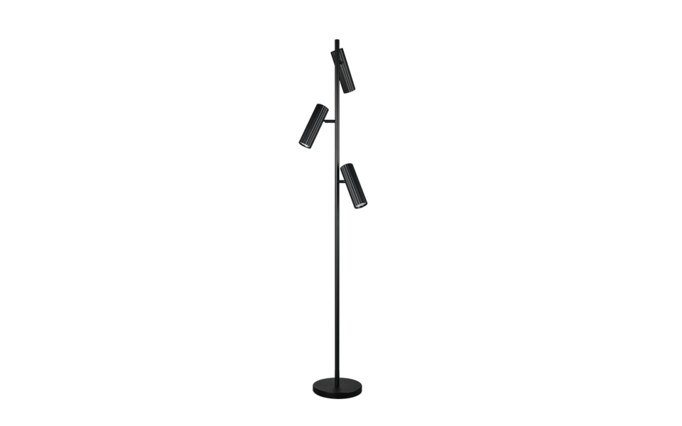 Trio Lighting Trio SOKA floor lamp | 3x GU10 | black | Ø 37 cm | IP20 | 150 cm Trio Lighting Trio SOKA floor lamp | 3x GU10 | black | Ø 37 cm | IP20 | 150 cm
