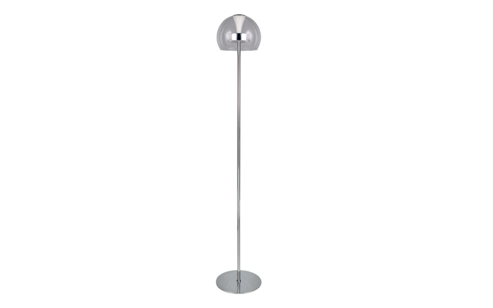 Trio Lighting Trio FLYNT vloerlamp | LED | chroom met transparant | Ø 23 cm | IP20 | 1x 11W | 1150 lm | 2300+3000+4000K | dimbaar Trio Lighting Trio FLYNT vloerlamp | LED | chroom met transparant | Ø 23 cm | IP20 | 1x 11W | 1150 lm | 2300+3000+4000K | dimbaar