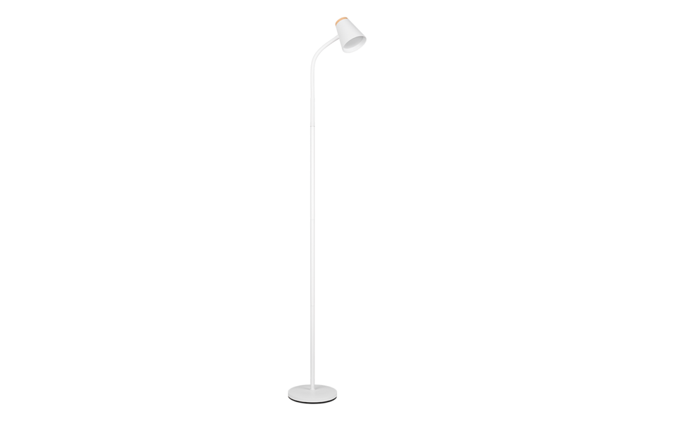 Trio Lighting Trio PONGO LED floor lamp | 1x 4.5W 500 lm 3000K | white | IP20 | 145 cm