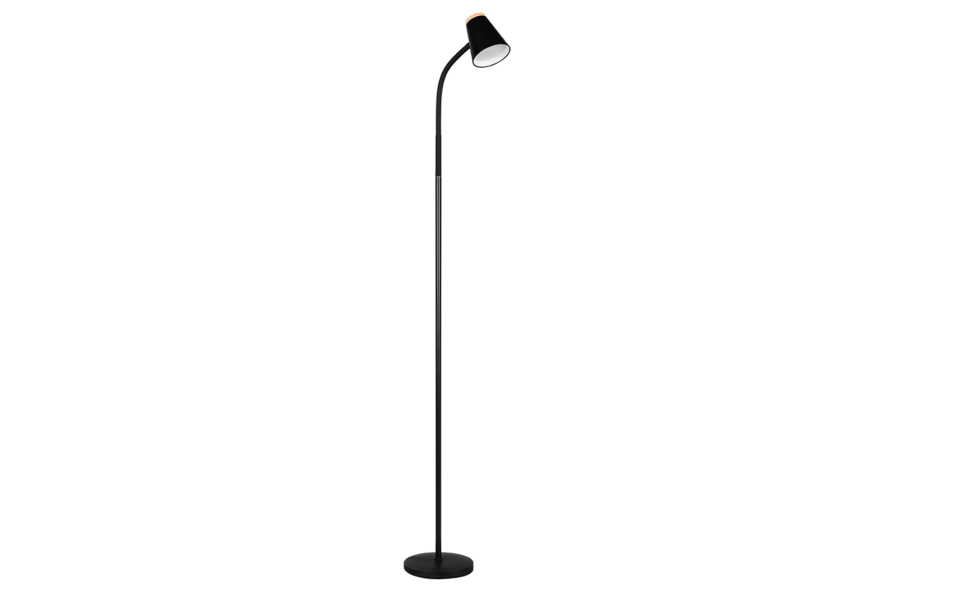 Trio Lighting Trio PONGO vloerlamp | LED | zwart | 19,5 x 145 cm | IP20 | 1x 4,5W | 500 lm | 3000K | niet dimbaar Trio Lighting Trio PONGO vloerlamp | LED | zwart | 19,5 x 145 cm | IP20 | 1x 4,5W | 500 lm | 3000K | niet dimbaar