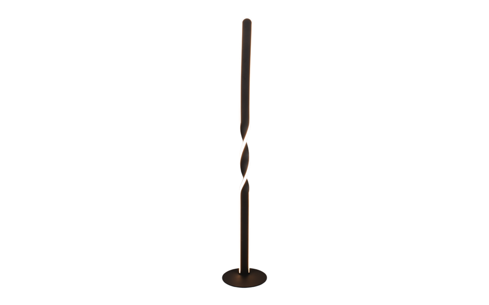 Trio Lighting Trio GINKO LED floor lamp | 1x 20W 2400 lm 3000K | black | Ø 20 cm | IP20 | 110 cm