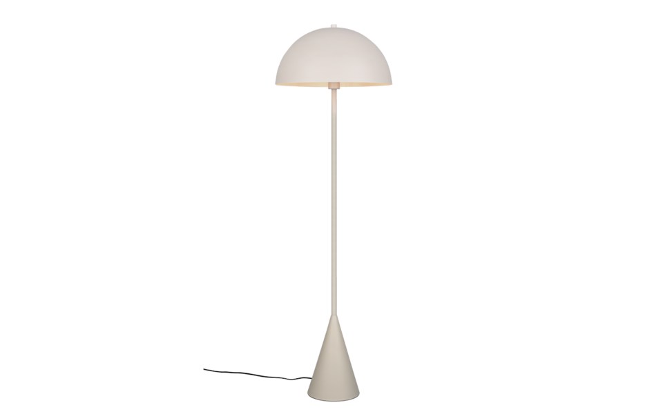 Trio Lighting Trio ALFIE vloerlamp | E27 Fitting | warm grijs | Ø 40 cm | IP20 | excl. 1x E27 | max. 40W
