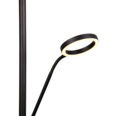 Trio Lighting Trio WILLIS LED floor lamp | 1x 39W 3120 lm 4000K | black | Ø 40 cm | IP20 | 180 cm