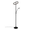 Trio Lighting Trio WILLIS LED floor lamp | 1x 39W 3120 lm 4000K | black | Ø 40 cm | IP20 | 180 cm