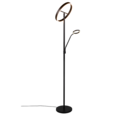 Trio Lighting Trio WILLIS LED floor lamp | 1x 39W 3120 lm 4000K | black | Ø 40 cm | IP20 | 180 cm