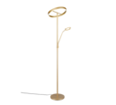 Trio Lighting Trio WILLIS vloerlamp | LED | goudkleurig | Ø 40 cm | IP20 | 39W,5,5W | 4600 lm, 1x 550 lm | 2700+3200+4000K | dimbaar