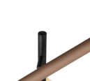 Trio Lighting Trio FIATO vloerlamp | LED | mat zwart met beige met koffie met taupe | Ø 23 cm | IP20 | 3x 3W | 400 lm | 2300+3000+4000K | dimbaar