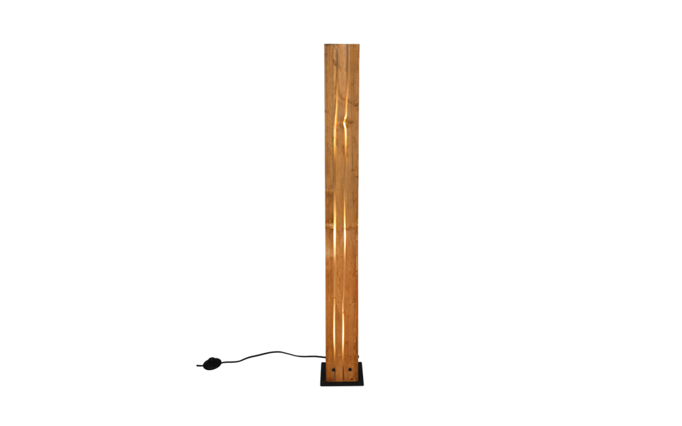 Trio Lighting Trio KARUNI vloerlamp | E27 Fitting | natuurlijke afwerking | 16 x 16 cm | IP20 | excl. 3x E27 | max. 10W Trio Lighting Trio KARUNI vloerlamp | E27 Fitting | natuurlijke afwerking | 16 x 16 cm | IP20 | excl. 3x E27 | max. 10W