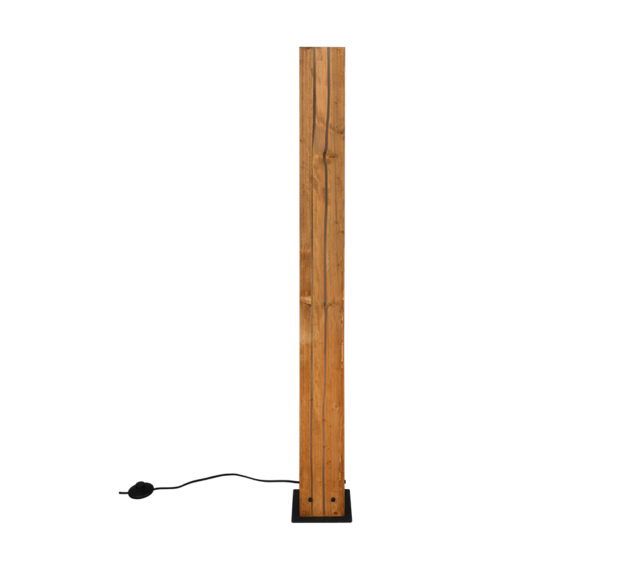Metaal, Lampenkap, Natuur hout Metaal, Lampenkap, Natuur hout