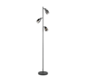 Trio Lighting Trio CADIZ vloerlamp | E14 Fitting | mat zwart met antraciet | Ø 23 cm | IP20 | excl. 3x E14 | max. 10W