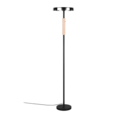 Trio Lighting Trio CELESTE vloerlamp | LED | mat zwart met rookkleur | Ø 33 cm | IP20 | 1x 15W | 1750 lm | 3000K | dimbaar