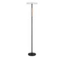 Trio Lighting Trio CELESTE vloerlamp | LED | mat zwart met rookkleur | Ø 33 cm | IP20 | 1x 15W | 1750 lm | 3000K | dimbaar