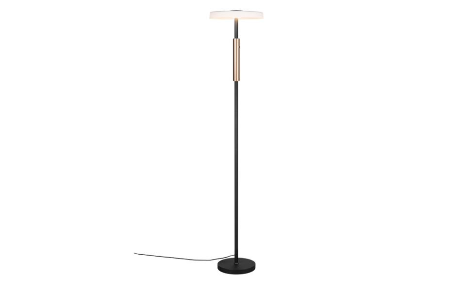 Trio Lighting Trio CELESTE LED floor lamp | 1x 15W 1500 lm 3000K | mocha brown | Ø 33 cm | IP20 | 130 cm