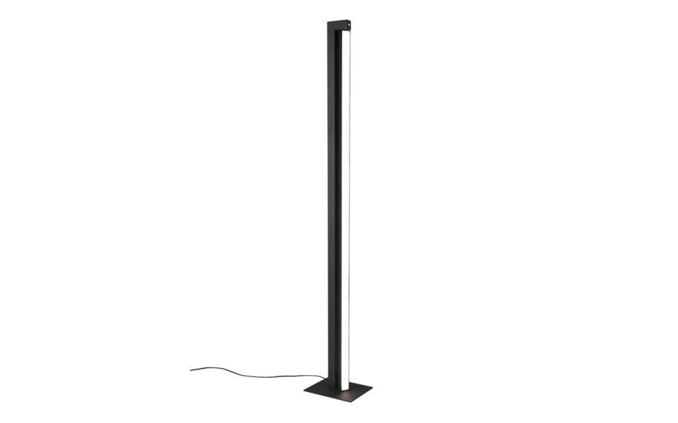 Trio Lighting Trio SEEKER vloerlamp | LED | mat zwart | 16 x 20 cm | IP20 | 1x 21W | 2350 lm | 2300+3000+4000K | dimbaar