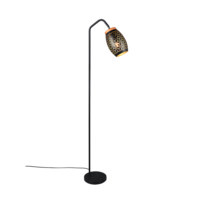 Trio BIDAR floor lamp | E27 | black/gold | Ø 22 cm | IP20 Trio BIDAR floor lamp | E27 | black/gold | Ø 22 cm | IP20
