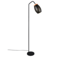 Trio Lighting Trio BIDAR vloerlamp | E27 Fitting | zwart met goud | Ø 22 cm | IP20 | excl. 1x E27 | max. 10W