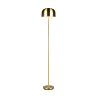 Trio JEFF vloerlamp | LED | messing mat | Ø 25 cm | IP20