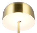 Trio Lighting Trio JEFF vloerlamp | LED | messing mat | Ø 25 cm | IP20 | 1x 2,5W | 250 lm | 3000K