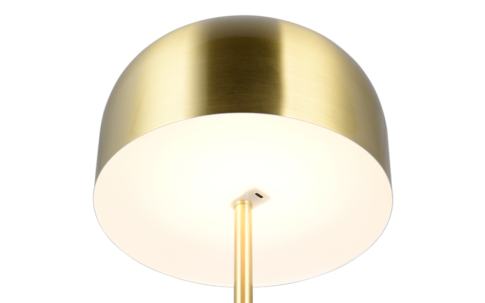 Trio Lighting Trio JEFF vloerlamp | LED | messing mat | Ø 25 cm | IP20 | 1x 2,5W | 250 lm | 3000K Trio Lighting Trio JEFF vloerlamp | LED | messing mat | Ø 25 cm | IP20 | 1x 2,5W | 250 lm | 3000K
