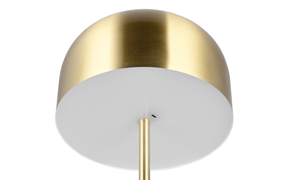 Trio Lighting Trio JEFF vloerlamp | LED | messing mat | Ø 25 cm | IP20 | 1x 2,5W | 250 lm | 3000K Trio Lighting Trio JEFF vloerlamp | LED | messing mat | Ø 25 cm | IP20 | 1x 2,5W | 250 lm | 3000K