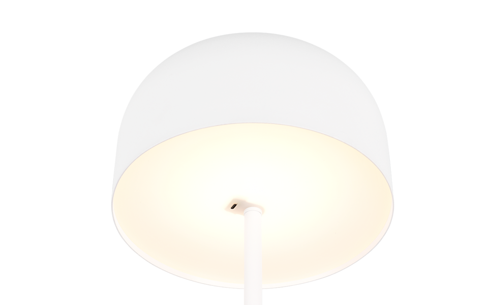 Trio Lighting Trio JEFF vloerlamp | LED | wit mat | Ø 25 cm | IP20 | 1x 2,5W | 250 lm | 3000K