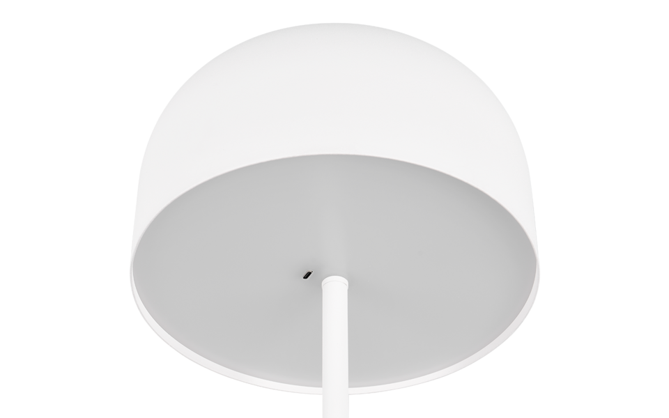 Trio Lighting Trio JEFF vloerlamp | LED | wit mat | Ø 25 cm | IP20 | 1x 2,5W | 250 lm | 3000K