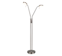 Trio Lighting Trio MONZA vloerlamp | LED | nikkel mat | Ø 25,5 cm | IP20 | 2x 12W | 1400 lm | 2300+3000+4000K | dimbaar
