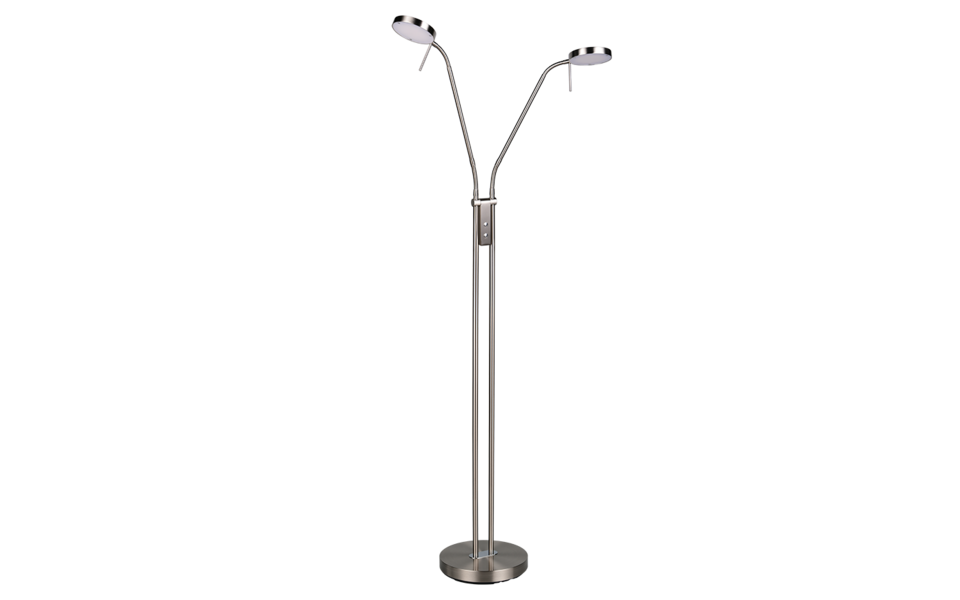 Trio Lighting Trio MONZA LED floor lamp | 2x 11W 1200 lm 4000K | Ø 25.5 cm | IP20 | 160 cm