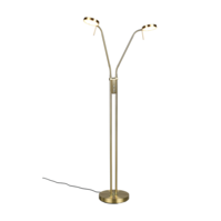Trio MONZA vloerlamp | LED | messing mat | Ø 25,5 cm | IP20