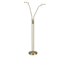 Trio Lighting Trio MONZA vloerlamp | LED | messing mat | Ø 25,5 cm | IP20 | 2x 12W | 1400 lm | 2300+3000+4000K | dimbaar